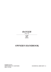 Hayter Ranger 3 in 1 Owner's Handbook Manual