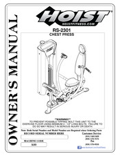 Hoist Fitness RS-2301 Owner's Manual