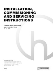 Hamworthy AHP-70-23 Installation, Commissioning And Servicing Instructions