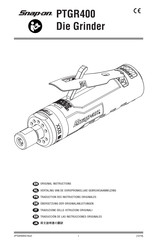 Snap-On PTGR400 Original Instructions Manual