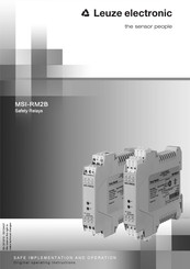Leuze electronic MSI-RM2B Original Operating Instructions