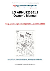 LG ARNU123SEL2 Installation Manual