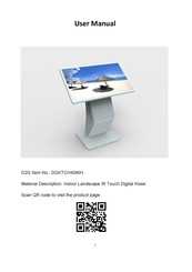 D2G DGKTCH43WH User Manual