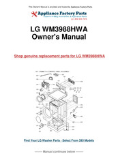 LG WM3988HNA Service Manual