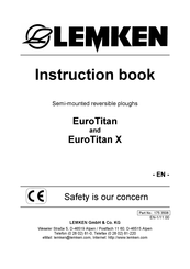 LEMKEN EuroTitan Instruction Book