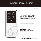 Lockly Pro LOCKLY GUARD PGD728WPU Installation Manual