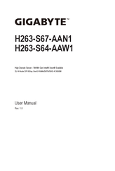 Gigabyte H263-S64-AAW1 User Manual