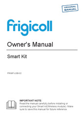 Frigicoll FRIWF-USB-02 Owner's Manual