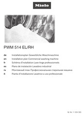 Miele PWM 514 EL/RH Installations Plan