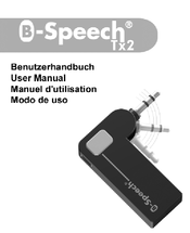 B-Speech TX2 User Manual