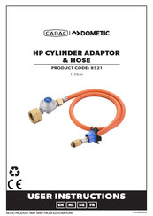 Cadac Dometic 8521 User Instructions