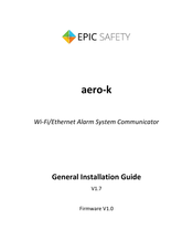 EPIC SAFETY aero-k General Installation Manual