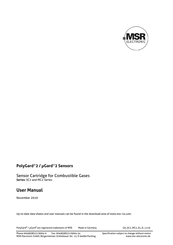 MSR ELECTRONIC SB2 Unit NO2 User Manual