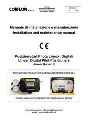 CONFLOW Power Genex SEL Series Installation And Maintenance Manual