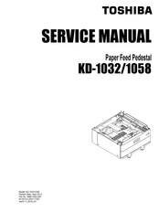 Toshiba KD-1032 Service Manual