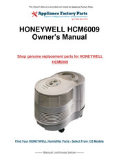 Honeywell QuietCare HCM-6009 Owner's Manual