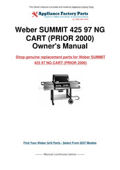 Weber SUMMIT 425 97 LP Operating Manual