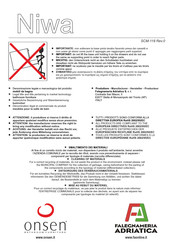 FALEGNAMERIA ADRIATICA onsen Niwa Assembly Handbook