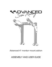 ADVANCED SIMRACING Advanced 4th monitor mount add-on Assembly And User's Manual