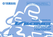 Yamaha YXM70VPAP Owner's Manual