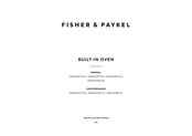 Fisher & Paykel MINIMAL OB60SMPTDB Installation Manual