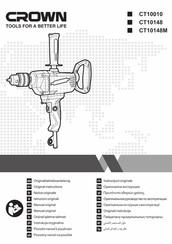 Crown CT10148M Original Instructions Manual