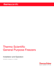 Thermo Scientific TSV20FPSA Installation And Operation Manual