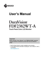 Eizo DuraVision FDF2382WT-A-BK User Manual