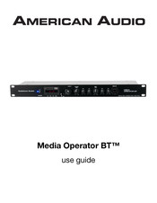 American Audio Media Operator BT Use Manual
