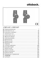 Otto Bock 17KF110 Instructions For Use Manual