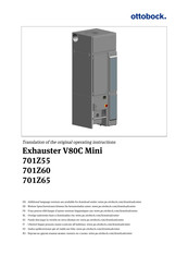 Otto Bock 701Z65 Operating Instructions Manual