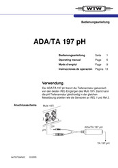 wtw ADA/TA 197 pH Operating Manual