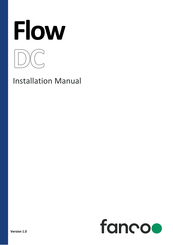 Fanco W-CFFCFL13L-WH Installation Manual
