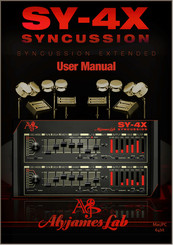 Aly James Lab SYNCUSSION SY-4X User Manual