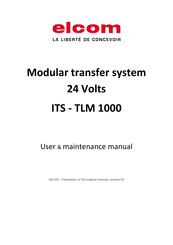ELCOM ITS-TLM 1000 User & Maintenance Manual