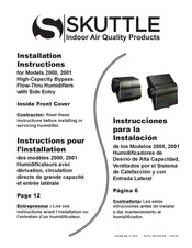 Skuttle 2001 Installation Instructions Manual