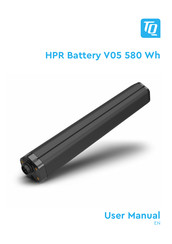TQ HPR Battery V05 580 Wh User Manual