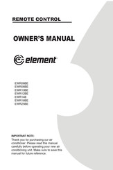 Element EWR25C Owner's Manual