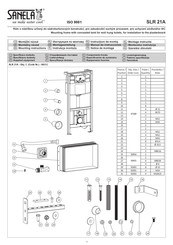 Sanela SLR 21A Mounting Instructions