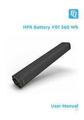 TQ HPR Battery V01 360 Wh User Manual