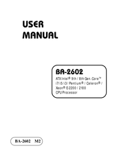 Protech BA-2602 User Manual