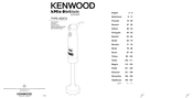 Kenwood kMix triblade System HDX75 Instructions Manual