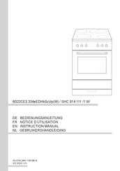 Amica SHC 914 111 /1 W Instruction Manual