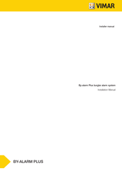 Vimar By-alarm Plus 0K03800.02 Installation Manual