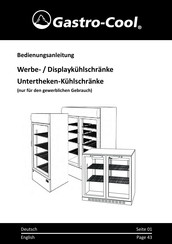 Gastro-Cool GCUC200 Instructions For Use Manual