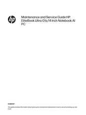 HP EliteBook Ultra G1q Maintenance And Service Manual