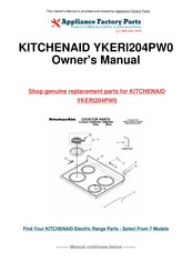 KitchenAid YKERI201 Use & Care Manual