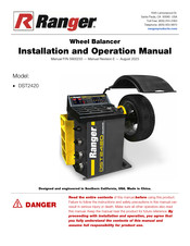 Ranger DST-2420 Installation And Operation Manual
