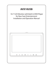 Voxx Electronics AVX10USB Installation And Operation Manual