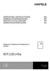 Häfele RIT12D145a Operating Instructions Manual